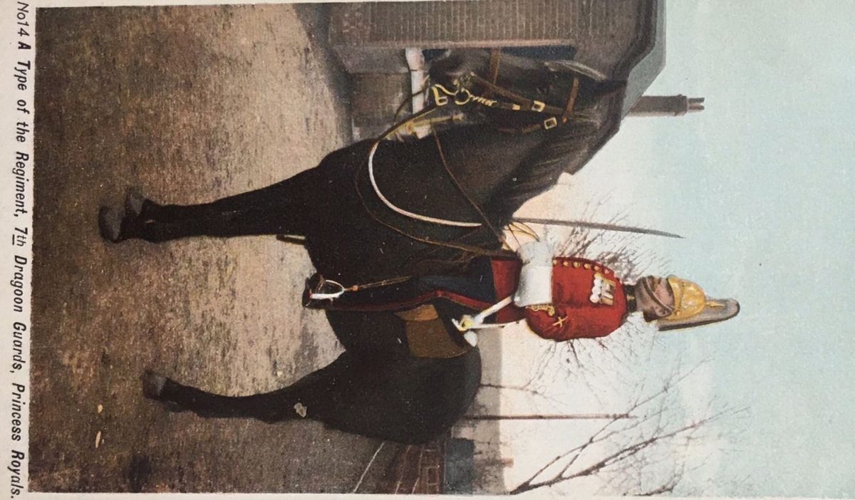 Fotografia del septimo guardia dragones de la princesa real