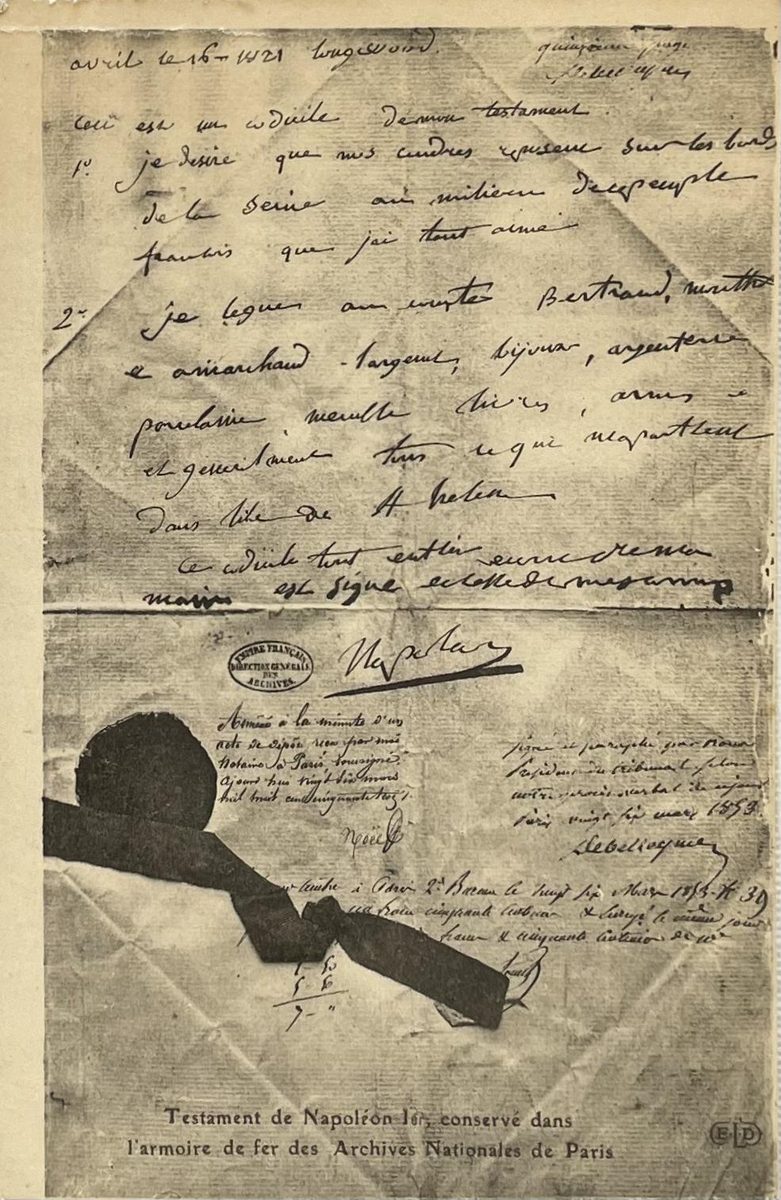 Testament de Napoléon 1er
