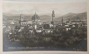 Fotografía Panorama visto desde los jardines de Boboli