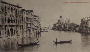 Fotografia del canal grande de Venecia