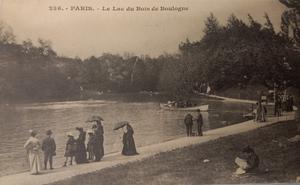 Fotografía del "Bois de Boulogne" en Francia