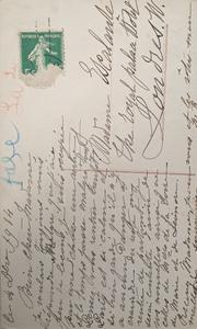 Fotografía colorizada del general Joseph Joffre — back