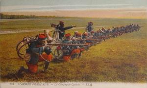 Pintura de la armada francesa en campana