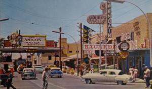 Fotografía a color del puente internacional Santa Fe en Ciudad Juárez