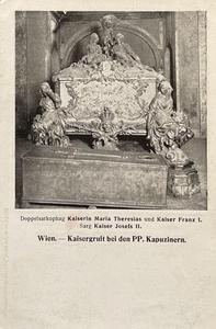 Kaisergruft bei den PP. Kapuzinern. Doppelsarkophag Franz I.