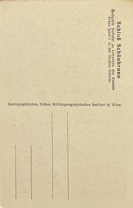 Schloss Schönbrunn: Mesa de la Corte — back