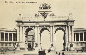 Bruxelles. Arcade du Cinquantenaire