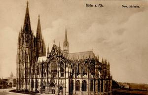 Lado sur de la catedral