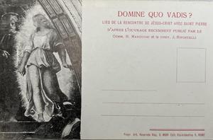 "Señor, ¿a dónde vas?" — back