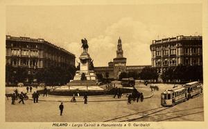 Largo Cairolli e Monumento a G. Garibaldi