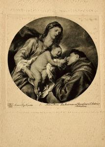 La virgen y el niño con antonio