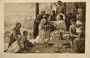 Jesús curando enfermos