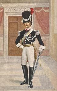 Gendarme en uniforme completo