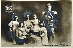 La familia real de Italia