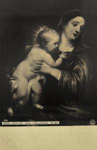 Virgen e hijo de la galeria Pitti