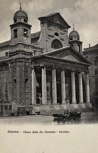 Fachada de la iglesia de las SS Nunziata