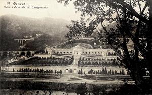 Vista general del campo santo