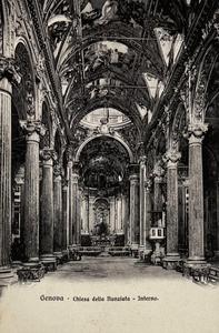 Interior de la iglesia de la Nunziata
